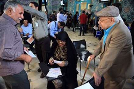 انتخابات ریاست جمهوری و شورای شهر و روستا در حسینیه ارشاد