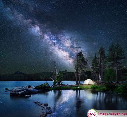 تصاویر شگفت انگیز از آسمان پر ستاره و زیبای شب