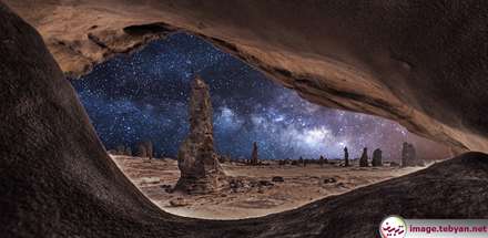 تصاویر شگفت انگیز از آسمان پر ستاره و زیبای شب