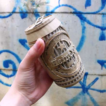 مجسمه های زیبا با استفاده از جعبه های مقوایی