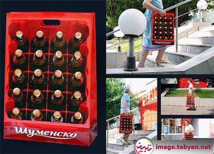 طرح های مبتکرانه برای ساک های خرید