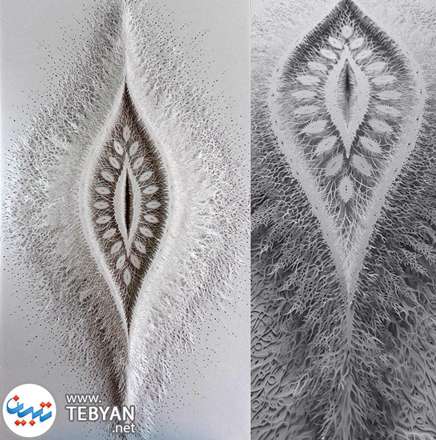 مجسمه های پیچیده با برش کاغذ
