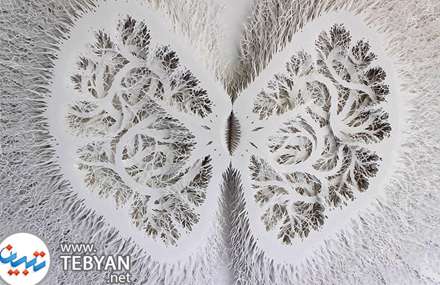 مجسمه های پیچیده با برش کاغذ