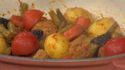 خوراک لوبیا سبز