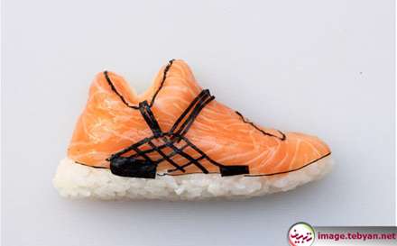 سوشی هایی به شکل لنگه کفش