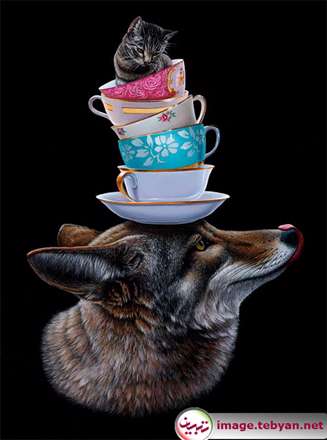 تصویرسازی های فراواقعی و زیبا از حیوانات