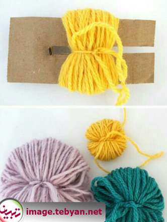 کاردستی های شگفت انگیز با کاموا و مقوا