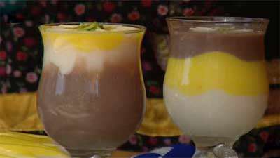 فرنی سه رنگ