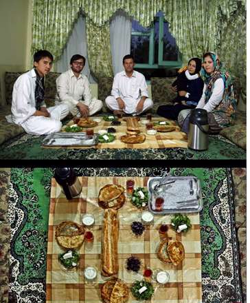 سفره افطار ماه مبارک رمضان