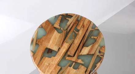 استفاده از رزین در ساخت میز