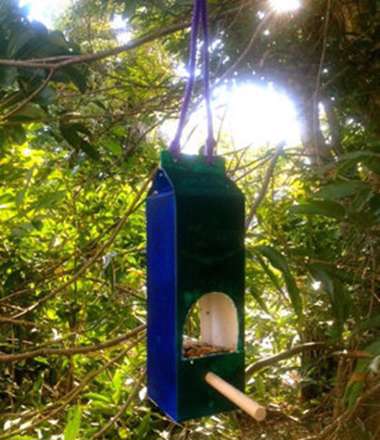 ایده‌هایی جالب برای ظرف غذای پرندگان