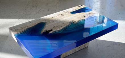 استفاده از رزین در ساخت میز