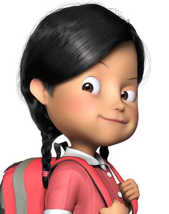 شخصیت های کارتونی سه بعدی بامزه و جالب