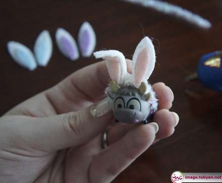 چگونه برای عروسک های کوچک گوش خرگوشی بسازیم