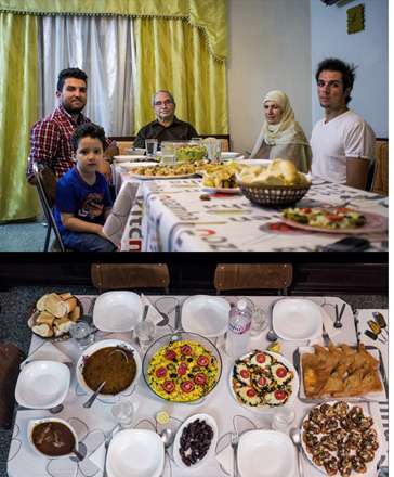 سفره افطار ماه مبارک رمضان