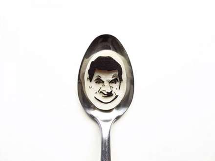 تصویرگری خلاقانه معمار رومانیایی در قاشق غذاخوری