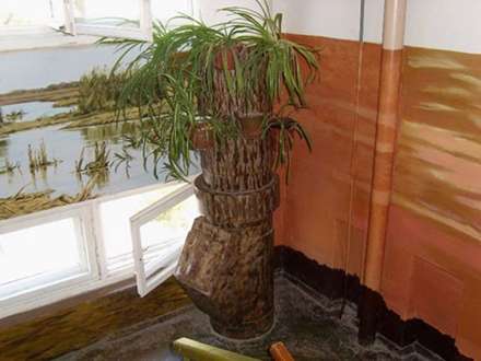 دیوارهای آپارتمان بوم نقاشی هنرمند روسی شد