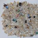 نمایشگاه زباله‌های پلاستیکی جمع آوری شده از ساحل