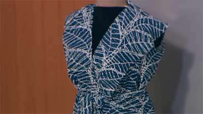 مانتوی شالدار