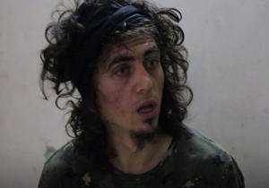 لحظه دستگیری مسئول امنیتی داعش در ادلب