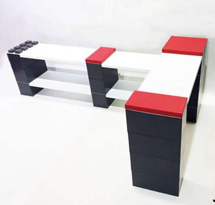 استفاده از آجرهای اسباب‌بازی در چیدمان