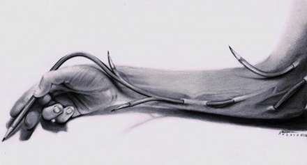 طراحی های سه بعدی زیبا با زغال و گرافیت