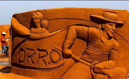 نمایشگاه مجسمه‌های شنی در بلژیک