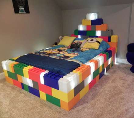 استفاده از آجرهای اسباب‌بازی در چیدمان