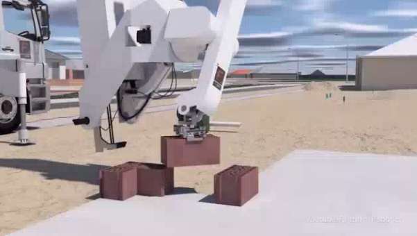 این روبات ۲ روزه خانه می سازد