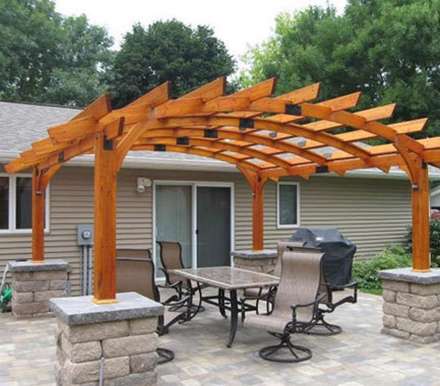 طراحی استراحتگاه‌های زیبا در کنار باغ و باغچه