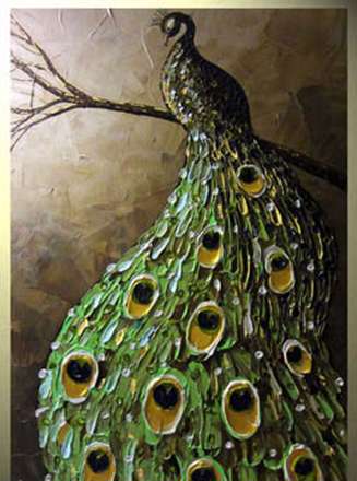 نقاشی های شگفت انگیز با کاردک