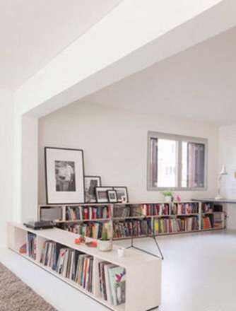 وقتی قفسه‌ها نقش پارتیشن را ایفا می‌کنند