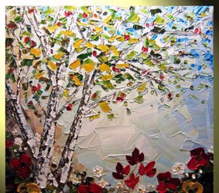 نقاشی های شگفت انگیز با کاردک