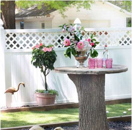 ایده‌هایی برای جان بخشیدن به کنده‌ی درختان