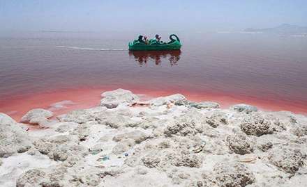 تصاویری زیبا از دریاچه ارومیه