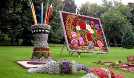 تصاویری زیبا از تلفیق خلاقیت و هنر باغبانی