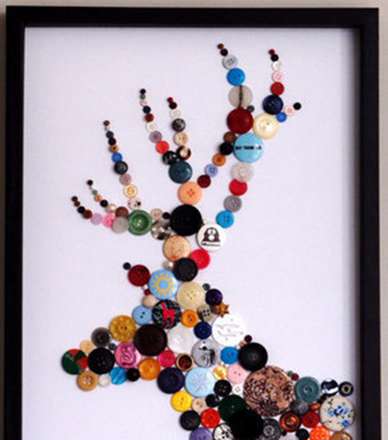 ایده‌هایی ساده برای ساخت کاردستی با دکمه