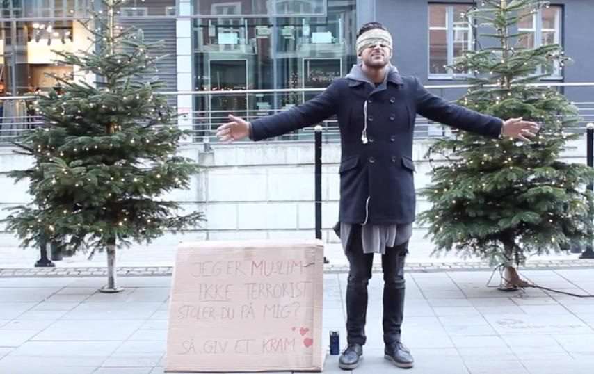 اقدام جالب یک مسلمان علیه اسلام هراسی