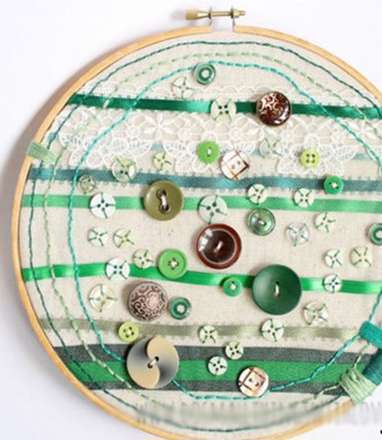 ایده‌هایی ساده برای ساخت کاردستی با دکمه