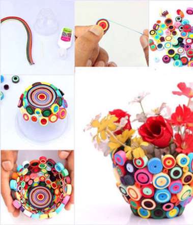 ساخت کاردستی‌های زیبا با کاغذ رنگی