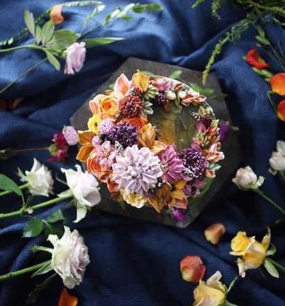دسته گل‌های باورنکردنی از جنس کیک
