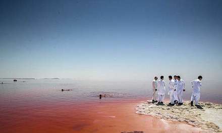 تصاویری زیبا از دریاچه ارومیه