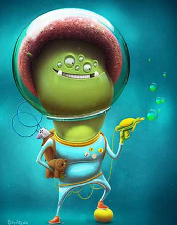 تصویر سازی های زیبا و خلاقانه هنرمند روس