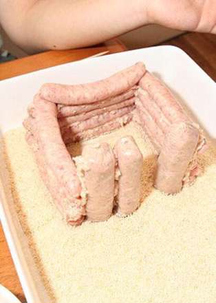 غذایی گوشتی شبیه خانه