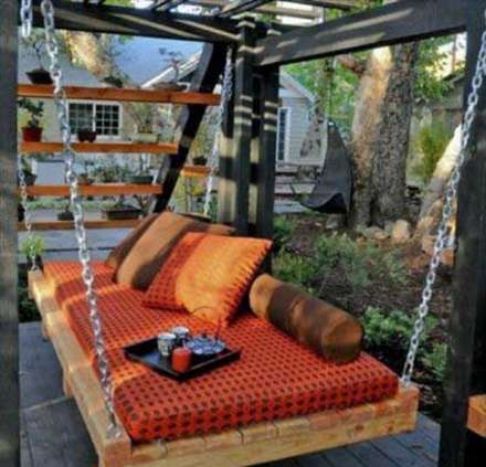 چیدمان و طرح های زیبا برای حیات خانه