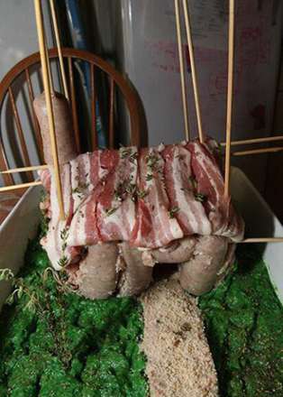 غذایی گوشتی شبیه خانه