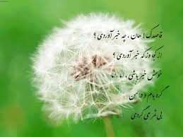 قاصدک هان چه خبر آورده ای؟