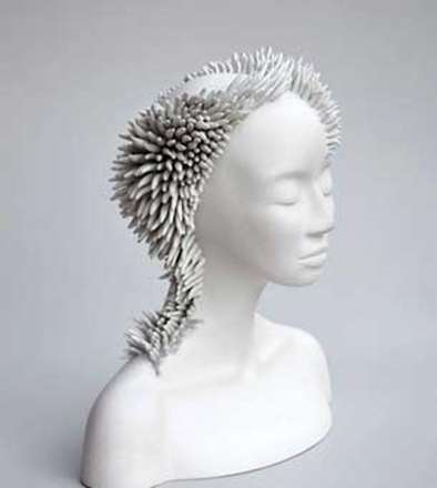 مجسمه های چینی تأمل برانگیز هنرمند فرانسوی