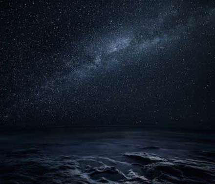 آسمان شگفت انگیز شب