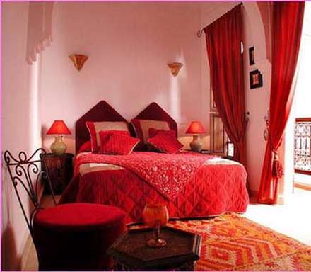 چیدمان اتاق خواب به سبک مراکشی